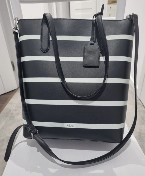 ** Ralph Lauren ** cudo oryginalna, skórzana shopperka - nowa