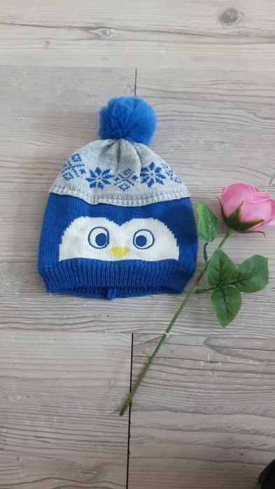 Czapka Jesień Zima rozmiar 86cm