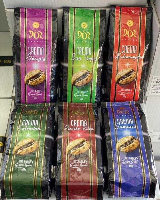 Кофе в зернах "D`or Crema Colombia" ( Колумбия) 600гр. Опт и розница