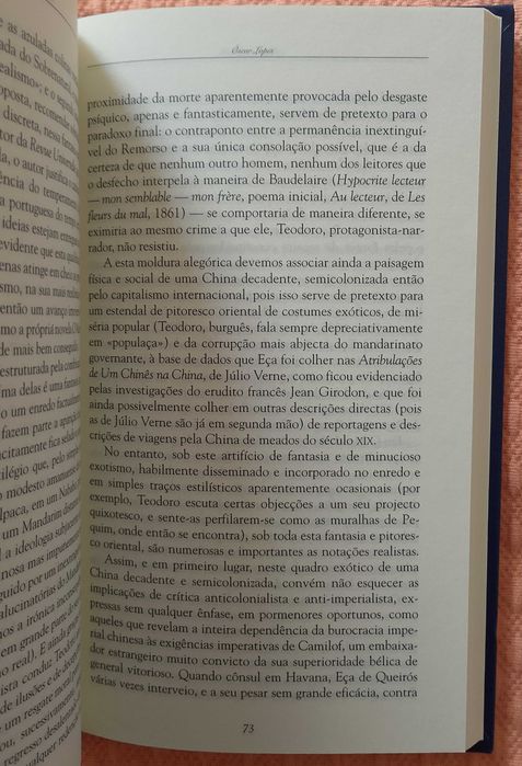 Álbum de família, Óscar Lopes