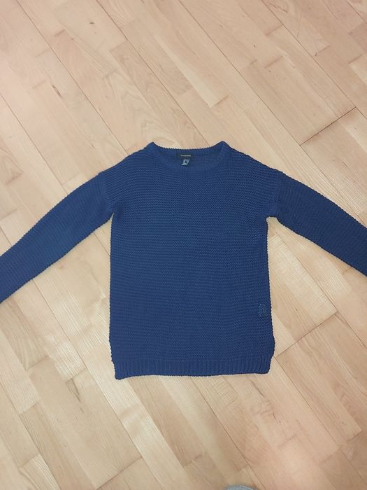 Sweter damski granatowy r 38 M dluzszy Atmosphere