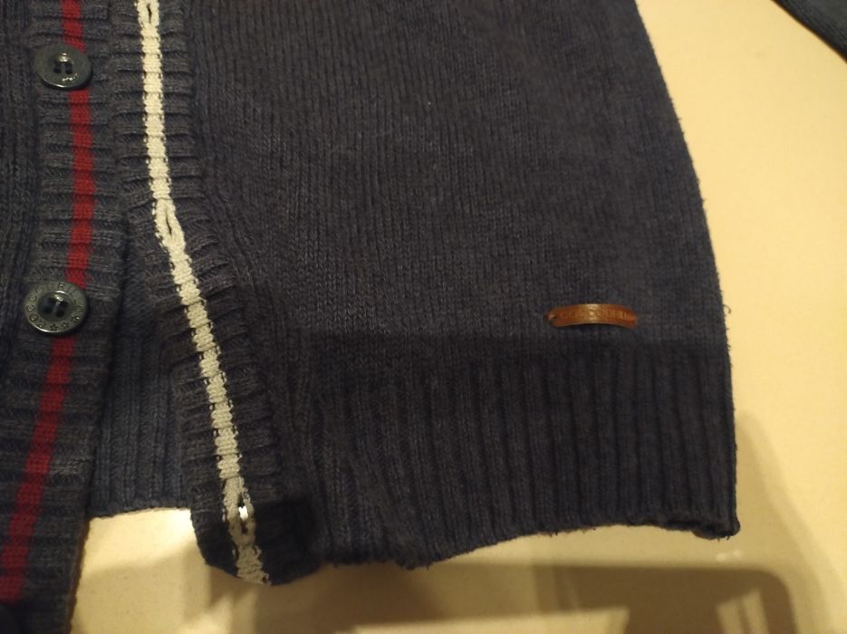 Cocodrillo granatowy sweter galowy dla chłopca 134