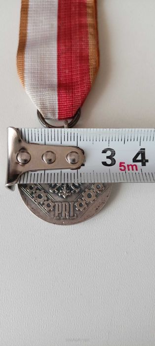 Medal 40-Lecia PRL z wstęgą orderową