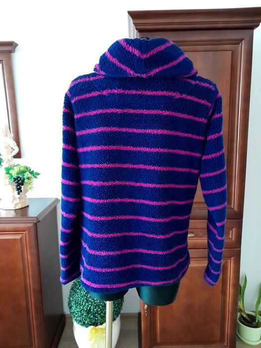 40/42 George Polar damski sweter zimowy ciepły bluza polarowa kangurek