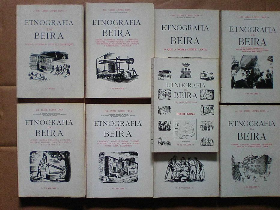 Etnografia da Beira 11 volumes completo