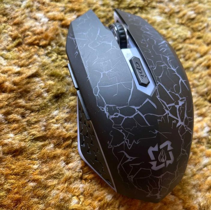 Беспроводная мишка Bluetooth 5.2 RGB мышь 2.4G, тихая игровая 6 кноп.