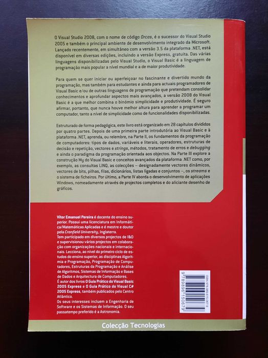 O Guia Prático do Visual Basic 2008 - PORTES GRÁTIS