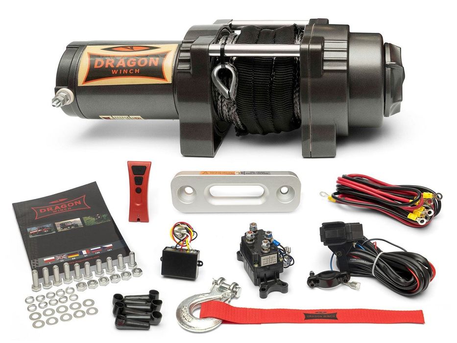 Wyciągarka Dragon Winch Highlander DWH 4500 HD lina syntetyczna 12V