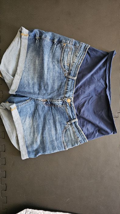 Spodenki jeansowe ciążowe