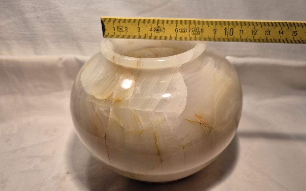 Piękny unikalny wazon waza onyks  - zabytek