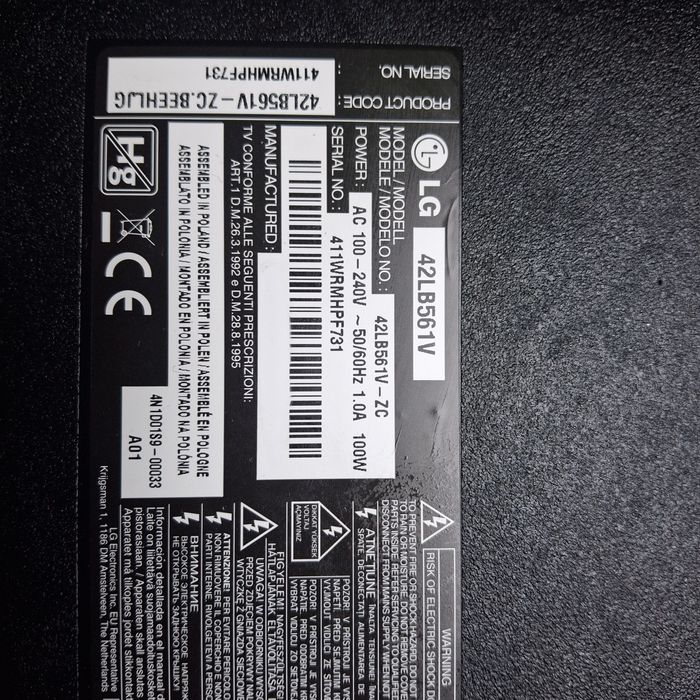 LG  42"  1 м 07 см,Т2 і S2 телевізор,  опт та роздріб