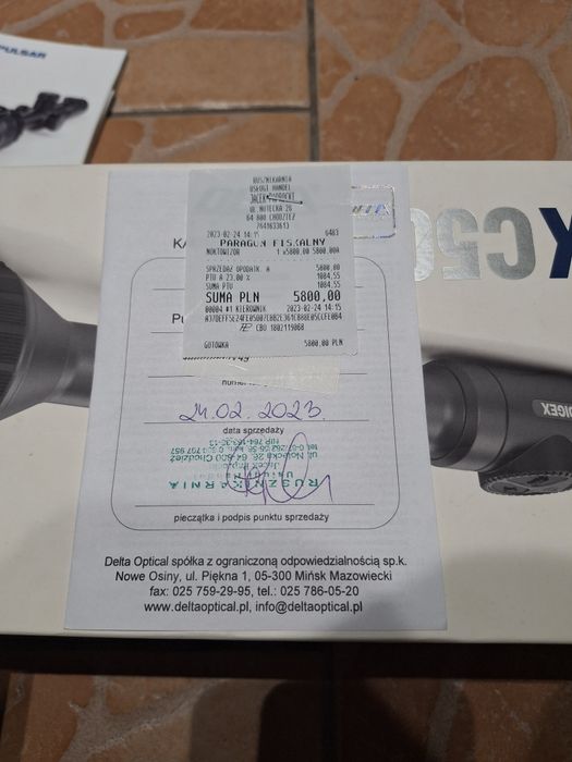 Luneta noktowizyjna Pulsar Digex C50 X940S