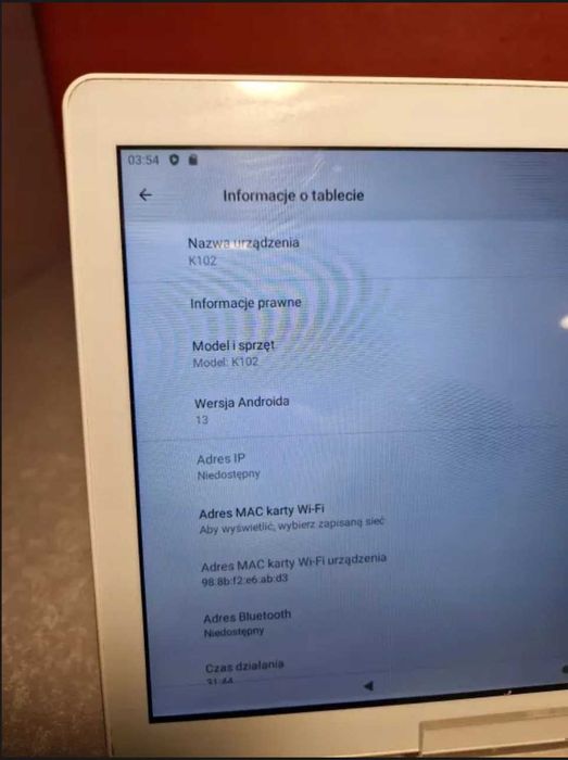 TABLET K102 android 13 128GB