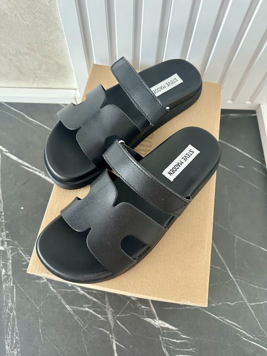 Шкіряні шльопанці Steve Madden Missile