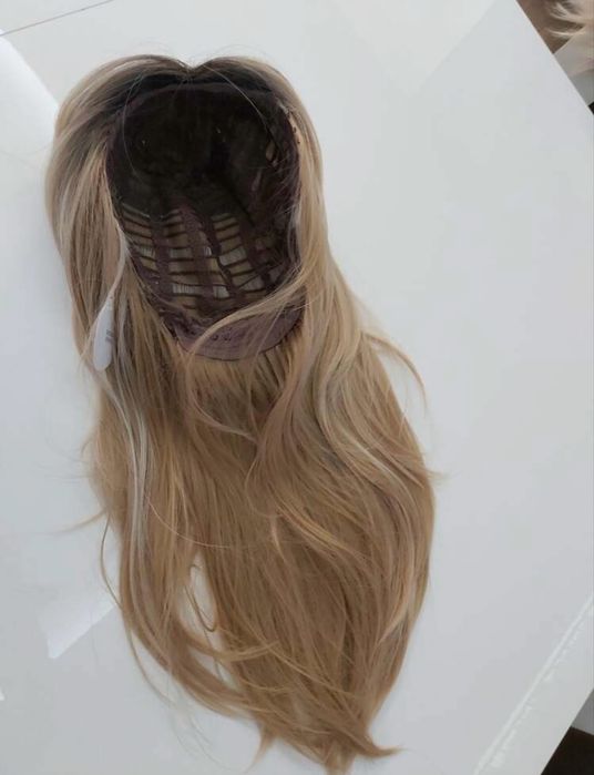 Peruka blond naturalny odrost ombre