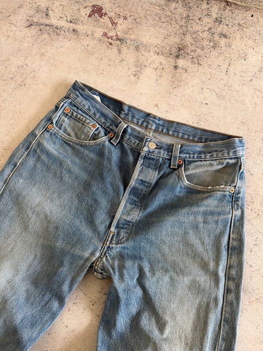 Винтажные Джинсы Levis 501 оригинал Размер 34/34