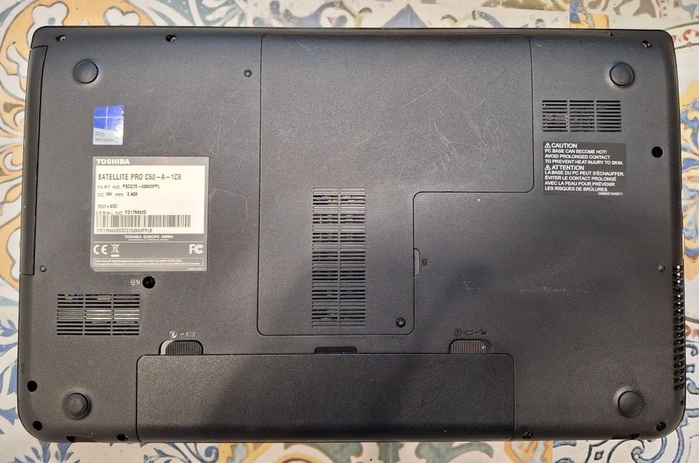 Laptop Toshiba Satellite Pro C50 SSD