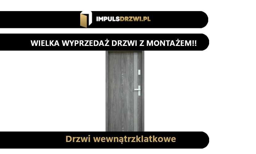 Promocja! Drzwi wewnątrzklatkowe z montażem!!