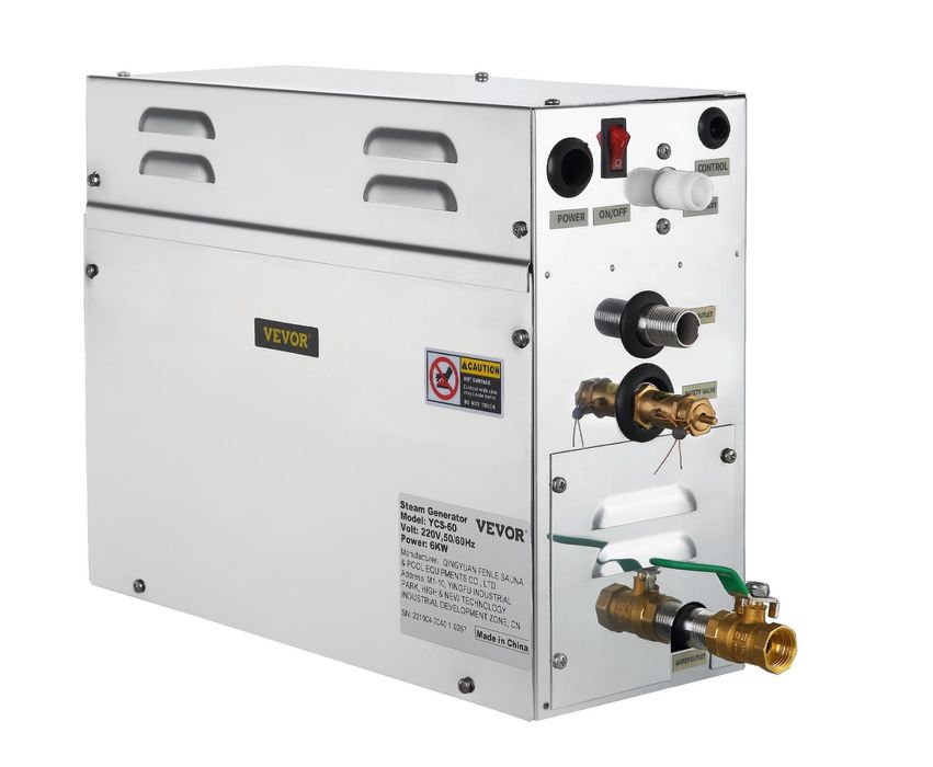 GENERATOR PARY 6KW Prysznic Sauna Łazienka Domowe Spa