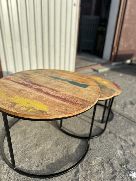 Meblownia stoły stal i drewno