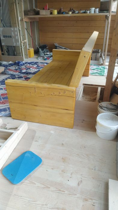 Бамбетель дерев'яний диван 200х90