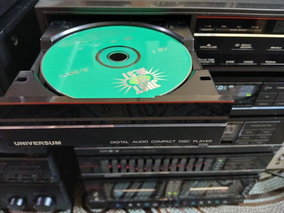 Wieża stereo Gold Star CD korektor equalizer wzmacniacz magnetofon  tu