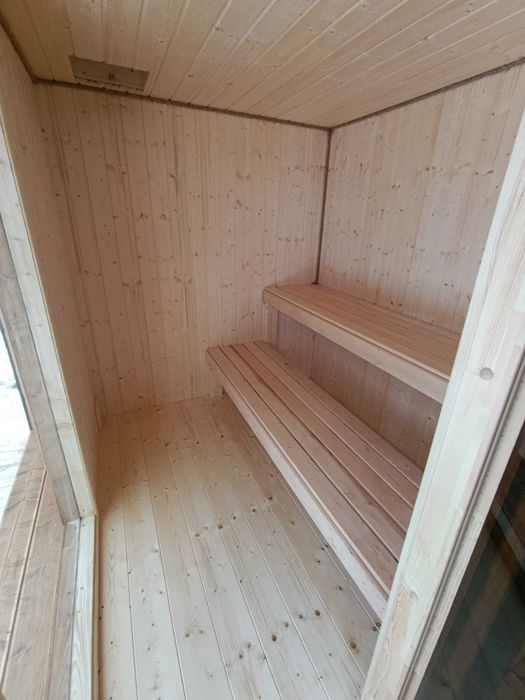 Sauna ogrodowa izolowana