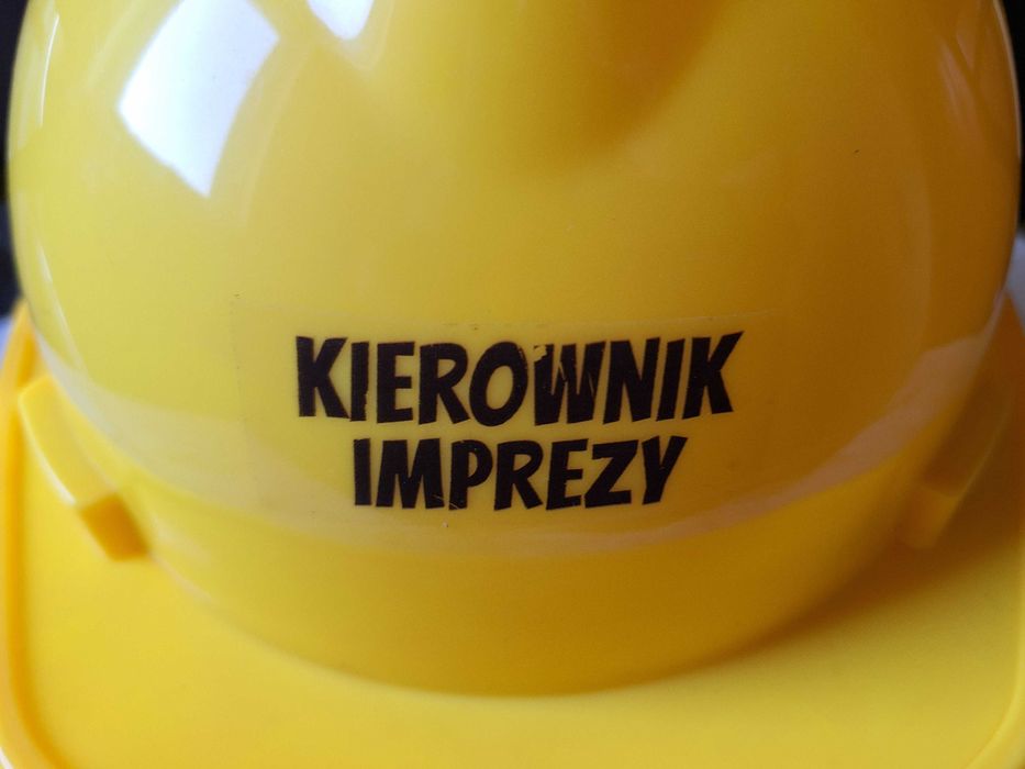 Kask impreza Kierownik Imprezy