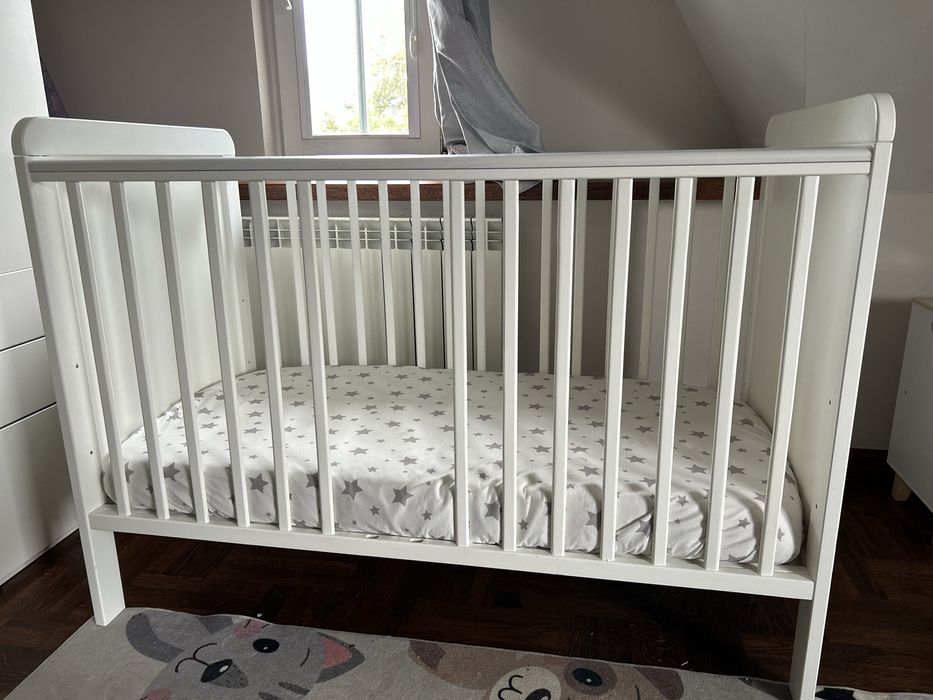 Łóżeczko woodies  120*80 białe