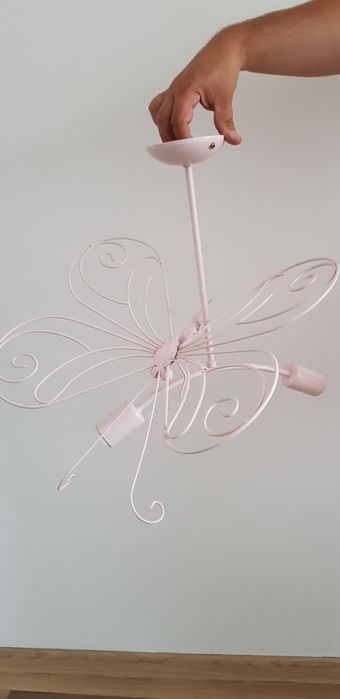 Żyrandol lampa motyl