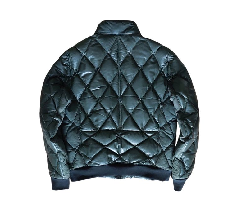 Hugo Boss nowa kurtka skórzana męska ocieplana wełna r. 52/L