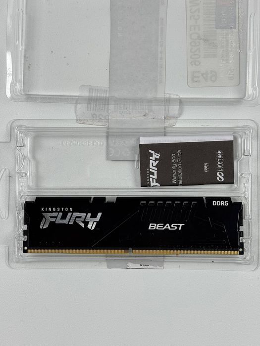 Оперативна пам'ять Kingston Fury Beast DDR5 DIMM 8GB 6000MHz CL36