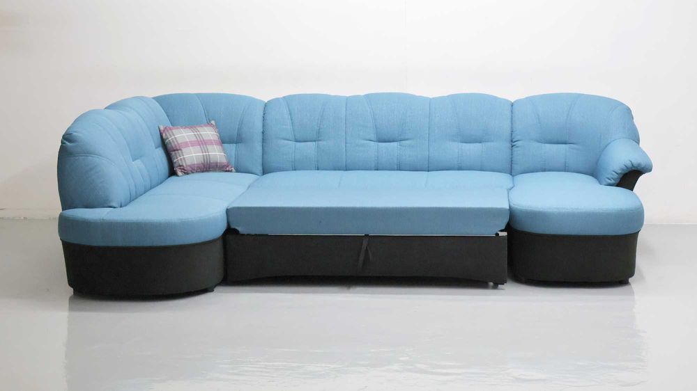 SYP Nowy NIEMIECKI narożnik U funkcja spania, rogówka, kanapa sofa