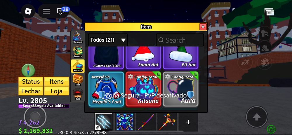Conta de Blox Fruits