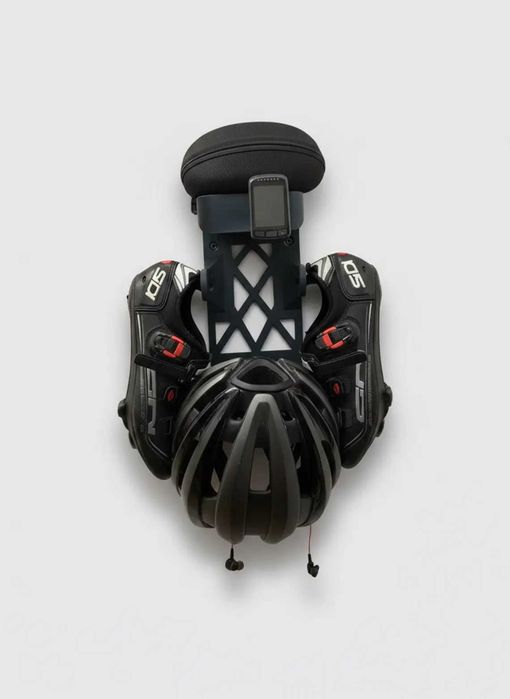 Organizador de Ciclismo | Guarda Capacete, Sapatilhas e Óculos