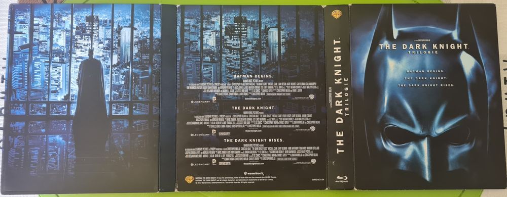 Bluray Trilogia Batman Steelbook e Coffret