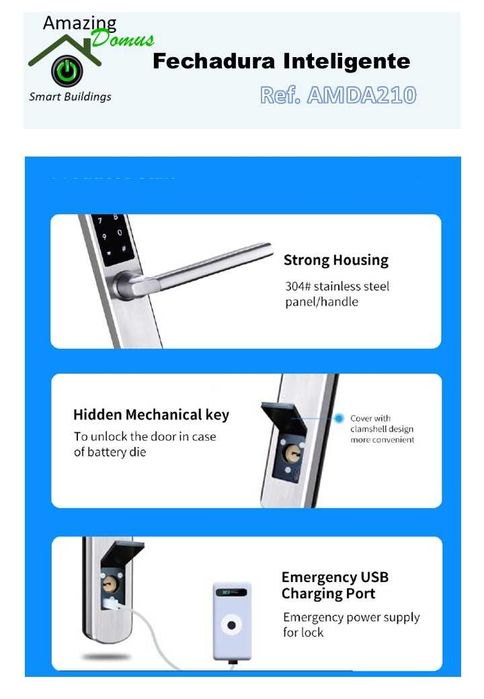 Fechaduras Inteligentes Smart Lock para Controlo de Acessos