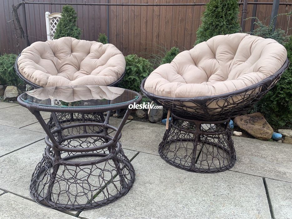 Садові меблі. Набір меблів з ротангу