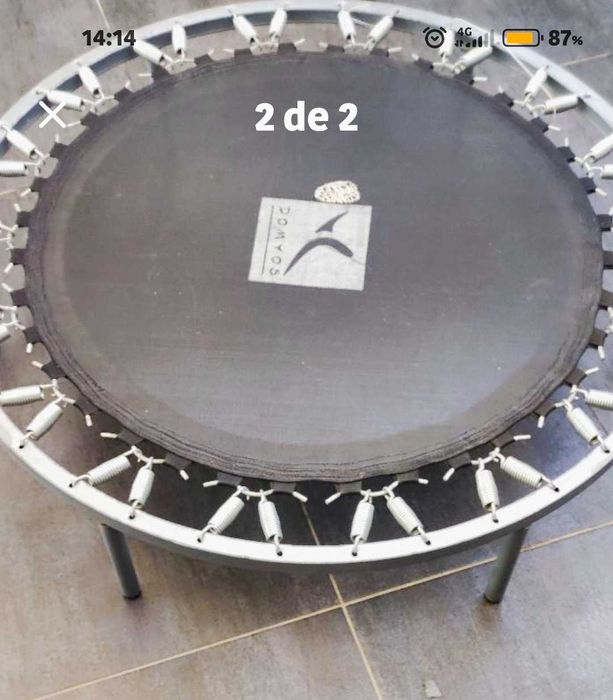 Trampolim para ginástica usado