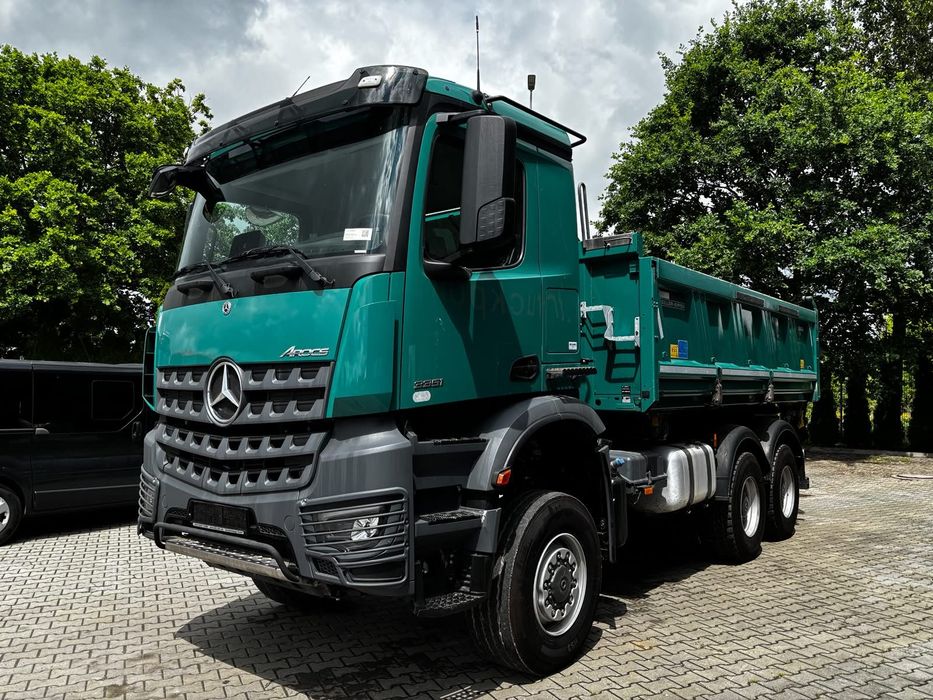 Mercedes-Benz AROCS 3351 6x6 WYWROTKA TRÓJSTRONNA Z BORDMATIKIEM  Top!