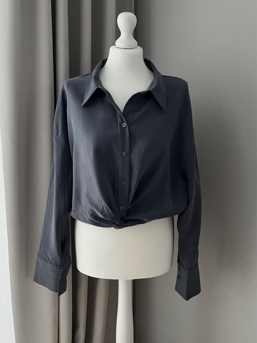 Krótka bluzka koszula ZARA z guzikami