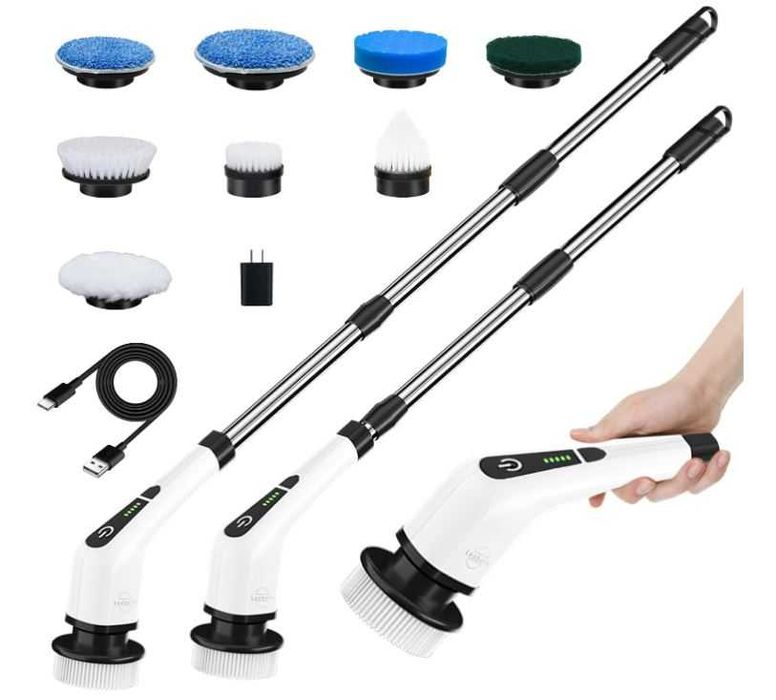 Elektryczna szczotka obrotowa, 8 w 1 , 2 tryby prędkości Leebein