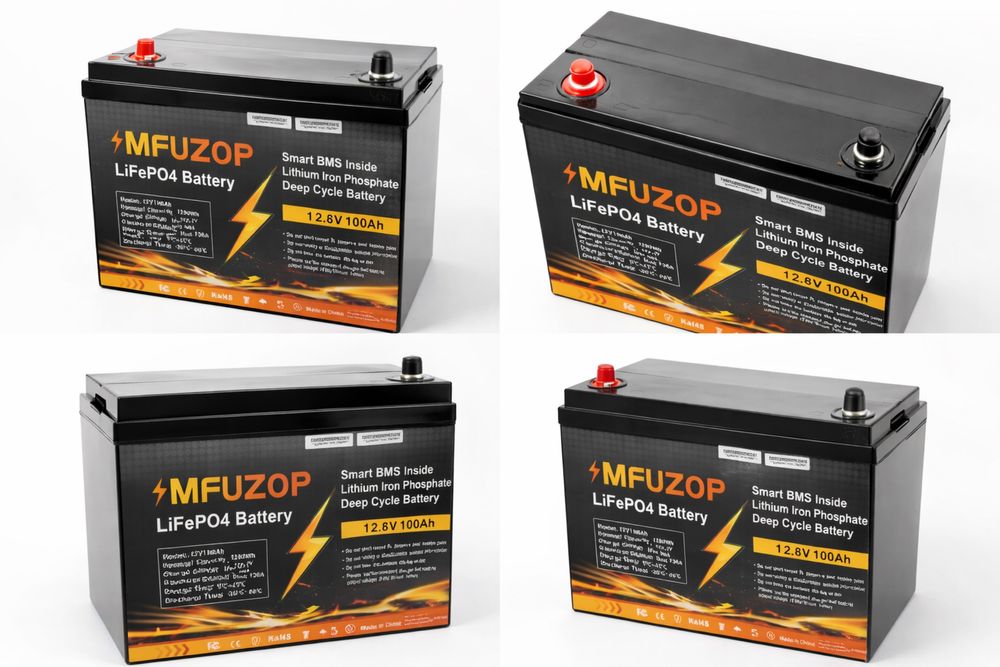 Литий-железо-фосфатная батарея / Аккумулятор LiFePO4 12.8V 100Ач BMS /