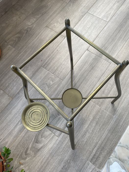 Chaleira + Mesa de chá marroquinas em latão