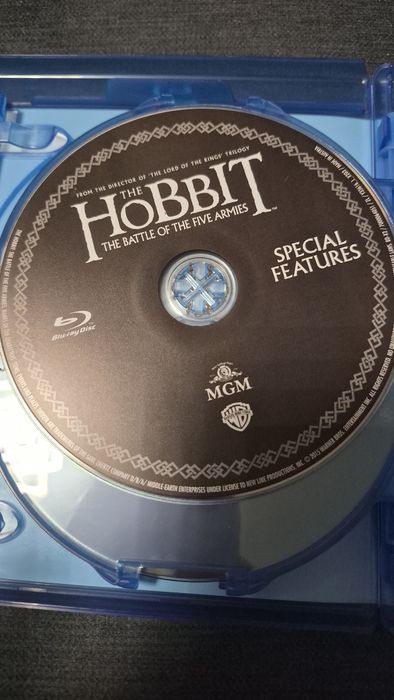 Hobbit bitwa pięciu armii 3d bluray
