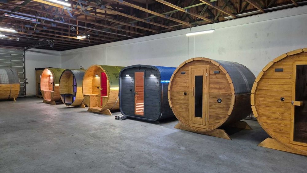 Sauna, beczka ogrodowa, do samodzielnego montażu