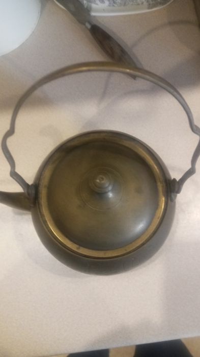 Dzbanek mosiądz starocie kolekcja