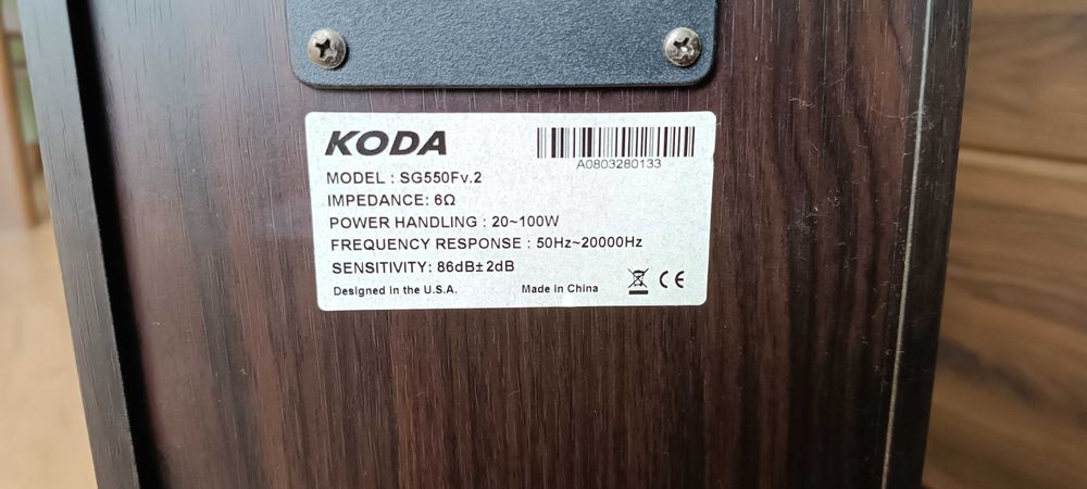 Głośniki KODA SG550Fv.2