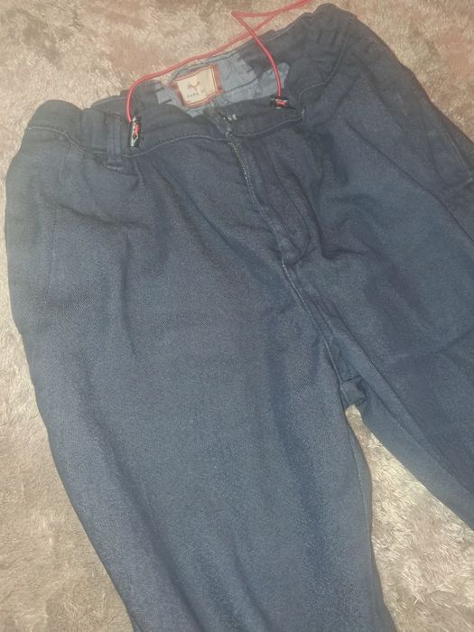 Spodnie męskie ze ściągaczami Zara man