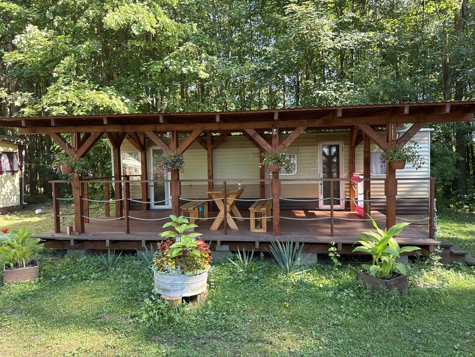 Domki z linią brzegową,wczasy, mazury,wypoczynek